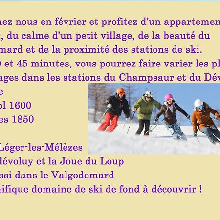 Gite "Entre Champsaur Et Valgodemard" Saint-Jacques-en-Valgodemard Exterior foto
